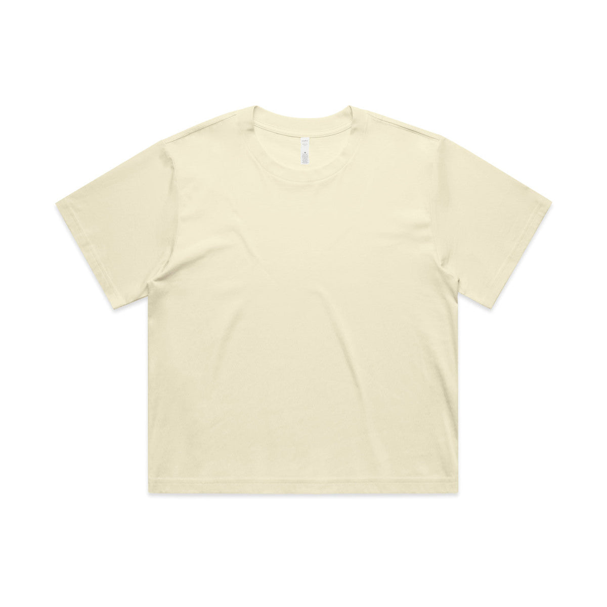 Wo's Martina Crop Tee 4093 - Butter