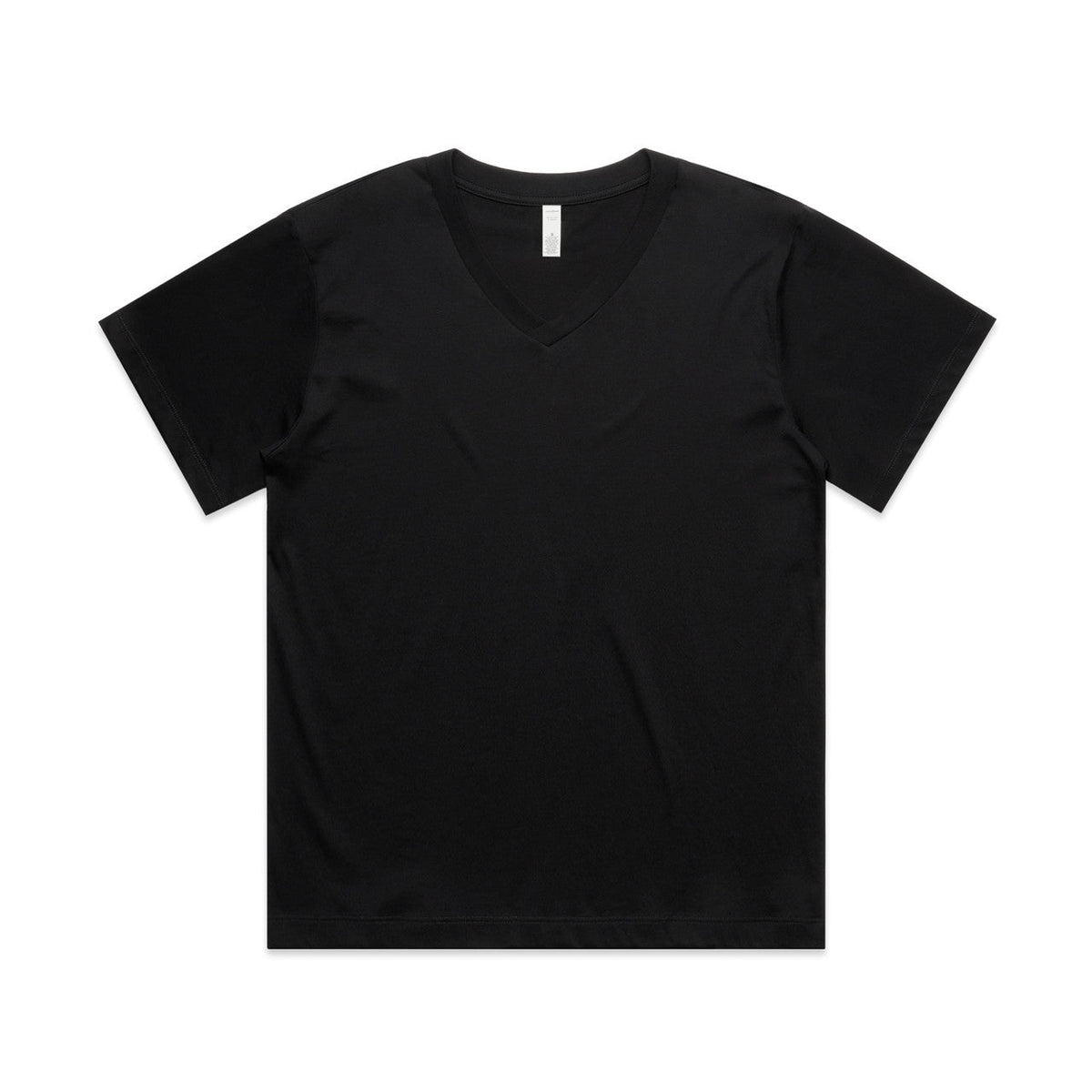 Wo's Martina V Neck Tee 4095 - Black