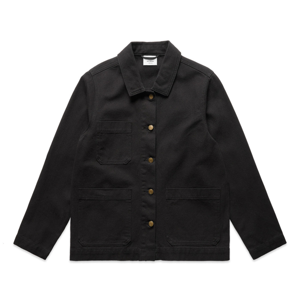 Wo's Canvas Chore Jacket 4524 - Black