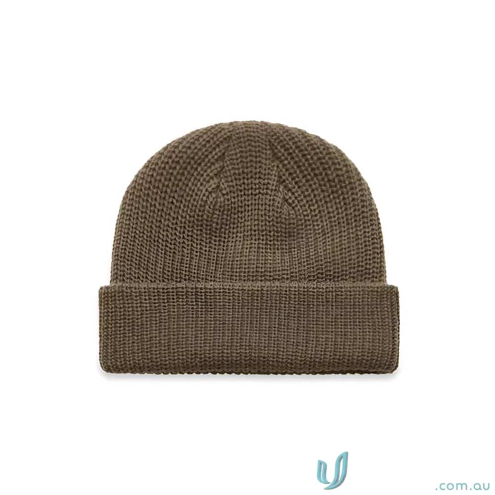 Acrylic Beanie 1120 Cable Beanie in Walnut