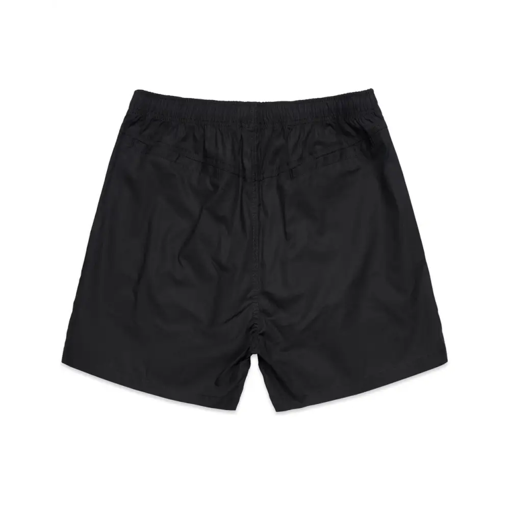 Black athletic shorts.