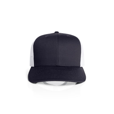 Mesh Contrast Trucker Cap 1191 - Ink Blue/White
