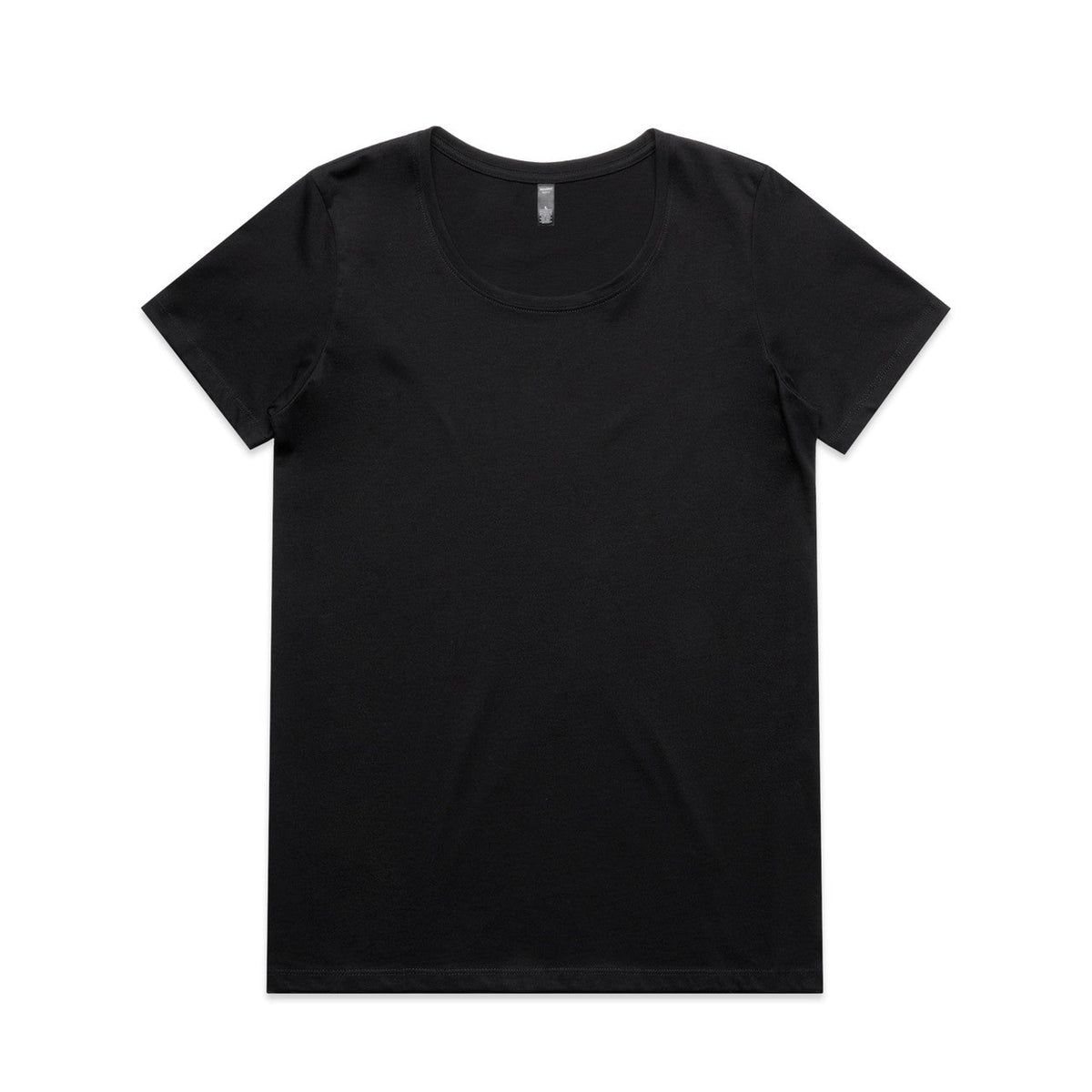 Wo's Maple Scoop Tee 4019 - Black