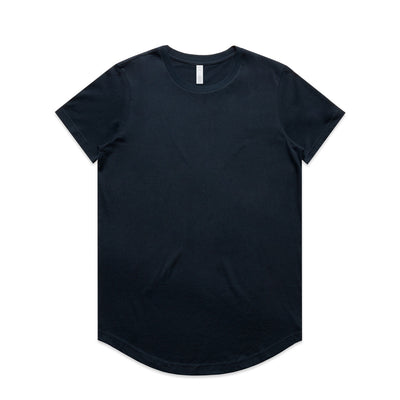 Wo's Maple Curve Tee 4024 - Navy