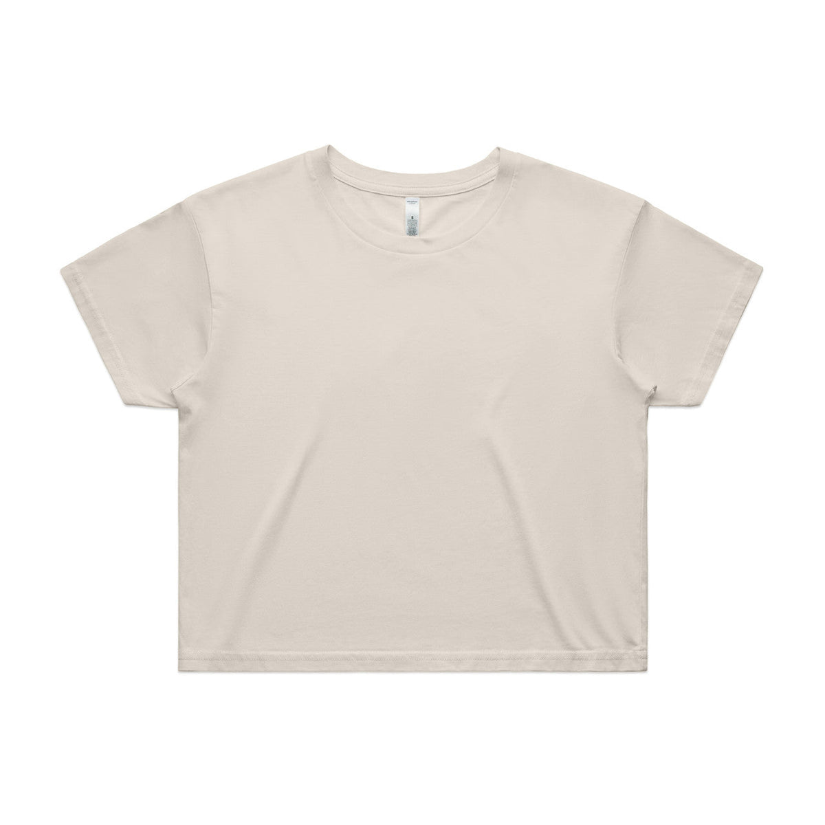 Wo's Crop Tee 4062 - Bone