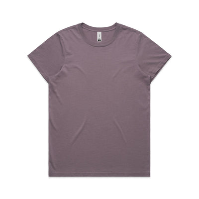 Wo's Maple Faded Tee 4065 - Faded Mauve