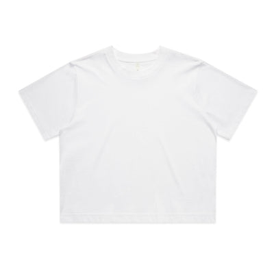 Wo's Classic Crop Tee 4072 - White