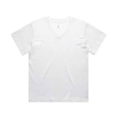 Wo's Martina V Neck Tee 4095 - White
