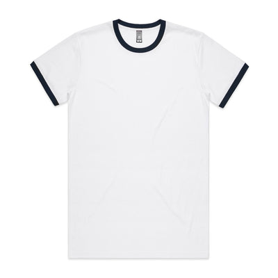 Staple Ringer Tee 5053 - White/Navy