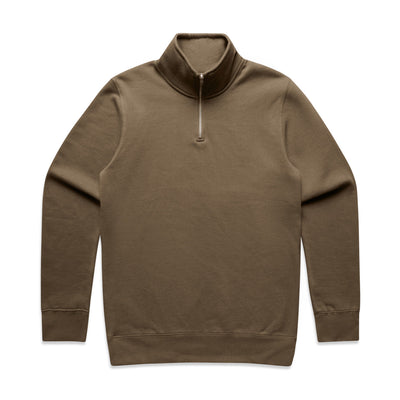 Stencil Half Zip Crew 5125 - Walnut