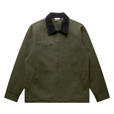 Canvas Cord Collar Jacket 5533 - Army