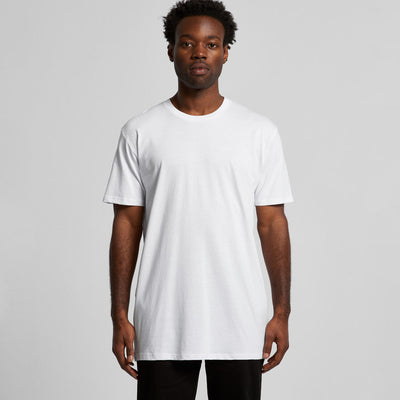 5075-AS 5075 AS Staple PlusTee in white front product image